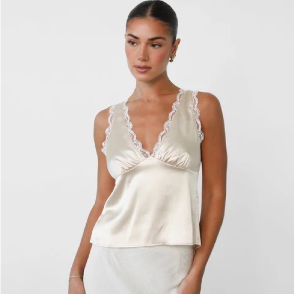 Charcoal Clothing Kailey Top - Beige
